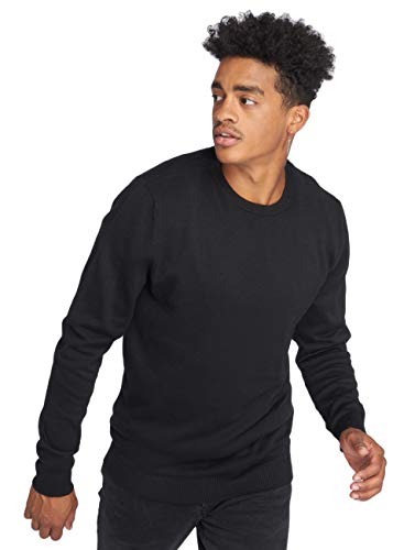 Jack & Jones Jjebasic Knit Crew Neck Noos Suéter, Negro (Black), XL para Hombre