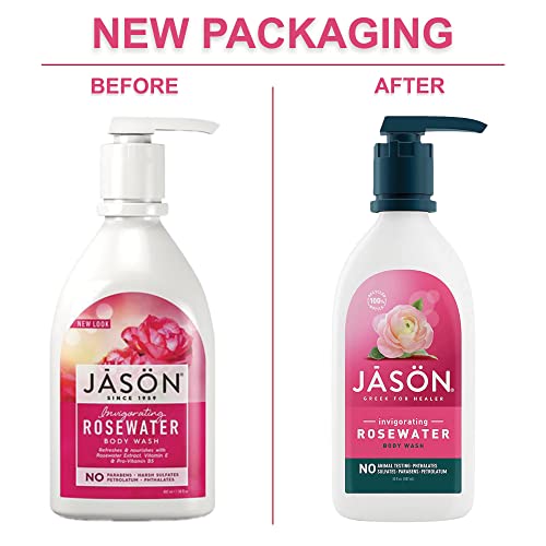 Jason Agua de Rosas Gel de Ducha Tonificante - 887 ml