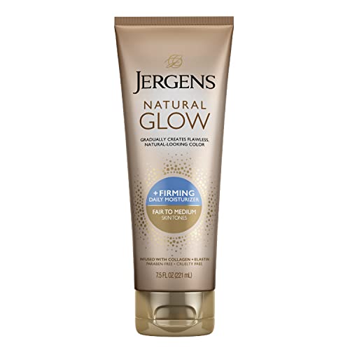 Jergens Natural Glow Firming Moisturizer, Fair to Medium Skin Tones 7.5 Ounces by Jergens