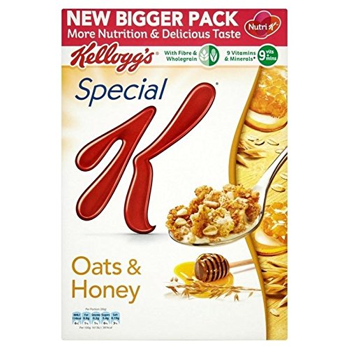 Kellogg's Kelloggs Especial K Avena Y Miel 420g (Paquete de 2)