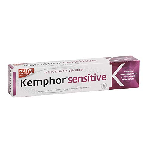 KEMPHOR pasta dentífrica sensitive para dientes sensibles tubo 75 ml