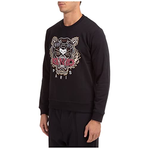 Kenzo Hombre Sudaderas Tiger Nero M