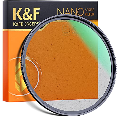 K&F Concept 67mm Filtro Black-Mist 1 de Vidrio Optico para Suavizador de Imagen y Video