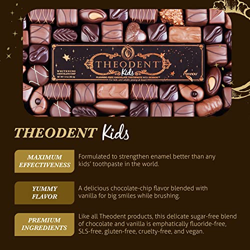 Kid's Chocolate Toothpaste 3.40 Ounces by Theodent