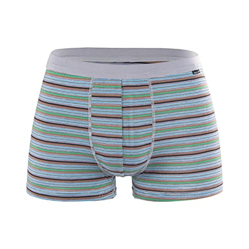 Knitlord 5 calzoncillos tipo bóxer para hombre de fibra de bambú, bambú, S