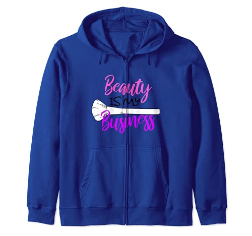 La belleza es mi negocio Salón de belleza Esteticista Sudadera con Capucha