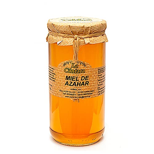 La Cantara Miel de Azahar 1 Kg - Pura de Abeja - 100% Natural - Origen España