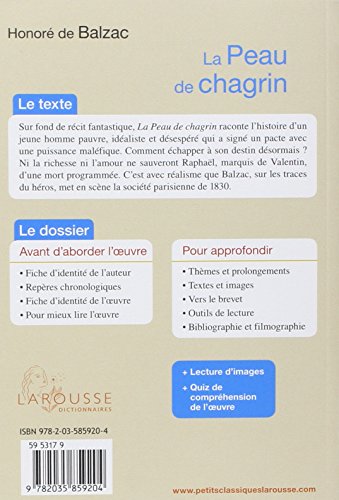 La Peau de chagrin (Petits Classiques Larousse)