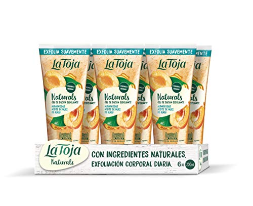 La Toja Naturals - Gel Exfoliante Albaricoque - 6uds de 200ml (1.200ml) – Ingredientes naturales y fórmulas veganas – Fragancias que dejan huella