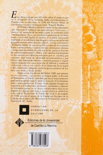 La traducción de literatura árabe contemporánea: antes y después de Naguib (ESCUELA DE TRADUCTORES DE TOLEDO)