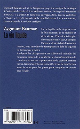 La vie liquide (Pluriel)