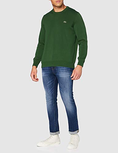 Lacoste AH1985 Suéter para Hombre, Verde, XL