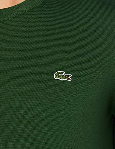 Lacoste AH1985 Suéter para Hombre, Verde, XL