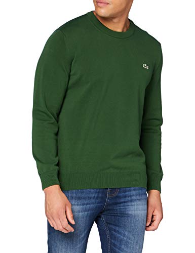 Lacoste AH1985 Suéter para Hombre, Verde, XL