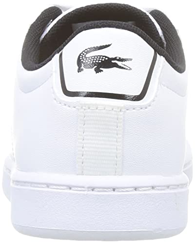 Lacoste Carnaby EVO 0121 1 SUC, Zapatillas, Wht/Blk, 32 EU