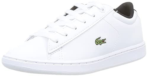 Lacoste Carnaby EVO 0121 1 SUC, Zapatillas, Wht/Blk, 32 EU