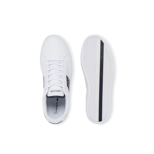 Lacoste Europa 0722 1 SMA - Zapatillas bajas para hombre, blanco/azul marino, 41 EU