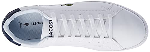 Lacoste Graduate BL21 1 SMA, Zapatillas Hombre, Wht/Nvy, 46 EU