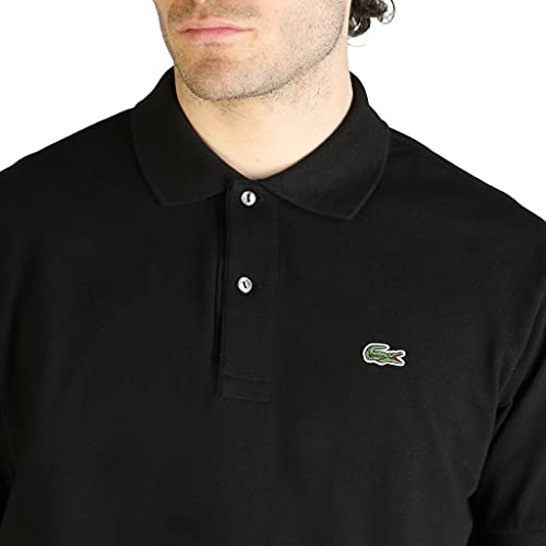 Lacoste L1212 Camisa Polo, Hombre, Negro (Noir), 4XL