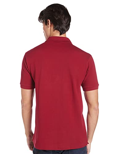Lacoste L1212 Camisa Polo, Hombre, Rojo (Bordeaux), 6XL