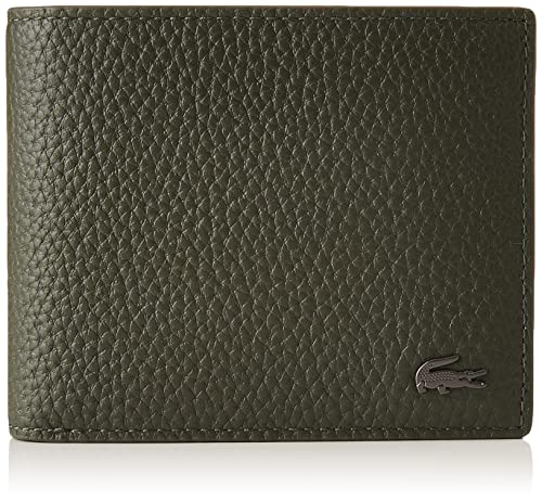 Lacoste NH3316SQ, S Billfold para Hombre, Baobab, Talla única