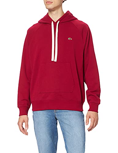 Lacoste SH9202 Sudadera para Hombre, Bordeaux, S