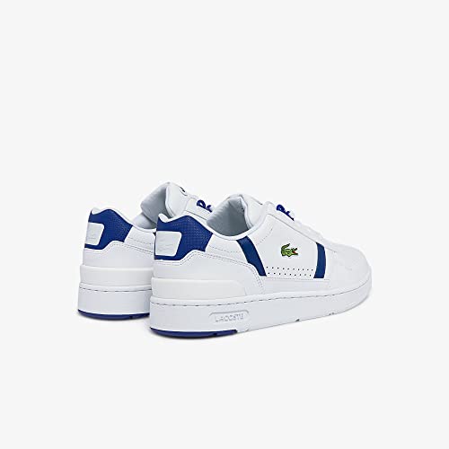 Lacoste T-Clip 0722 1 SMA, Zapatillas Hombre, Wht/BLU, 42 EU