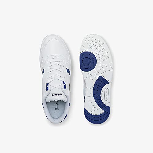 Lacoste T-Clip 0722 1 SMA, Zapatillas Hombre, Wht/BLU, 42 EU