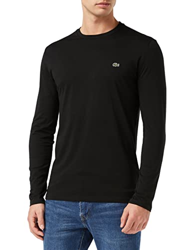 Lacoste TH6712 Camiseta, Noir, XL para Hombre