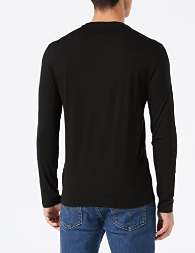 Lacoste TH6712 Camiseta, Noir, XL para Hombre