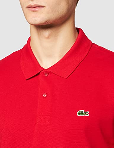 Lacoste YH7648 Polo, Rouge/Viennois-Marine, L para Hombre