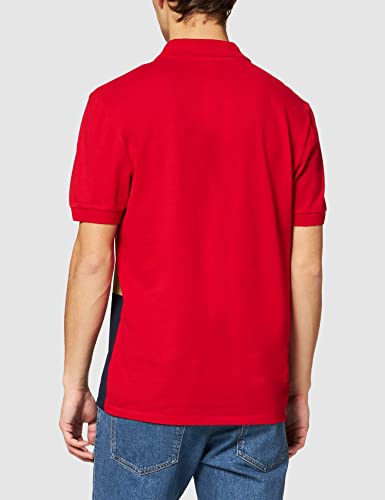 Lacoste YH7648 Polo, Rouge/Viennois-Marine, L para Hombre