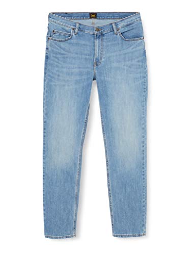 Lee Rider Contrast Jeans Vaqueros, Luz Usado, 38W / 32L para Hombre