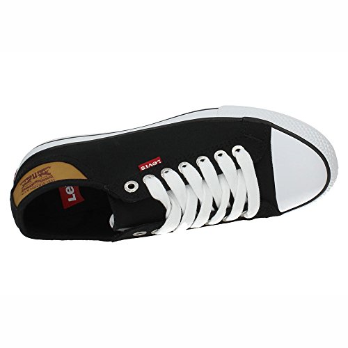 Levi's Stan Buck, Zapatillas Hombre, Negro (Noir), 44 EU