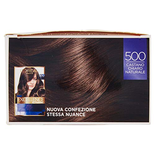 L'Oréal Paris Tinte para el cabello Excellence Dedicado a Brune, castaño claro natural