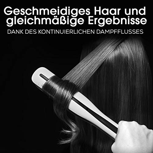 L'Oreal Professionnel - Steampod 3.0, Plancha de Pelo de Vapor Profesional, Menor Daño que una Plancha Convencional, Enchufe Europeo + Sérum Steampod Concentrado Protección de Puntas 50 ml