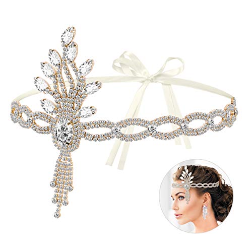 Lurrose - Set de accesorios para el pelo para mujer, diseño vintage de los años 20