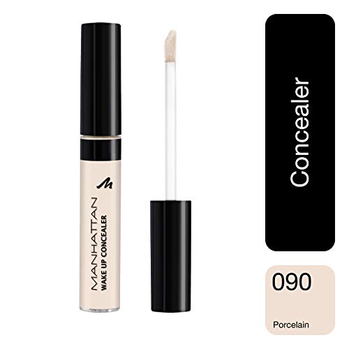 Manhattan Wake Up Corrector líquido para cubrir ojeras y rojeces, color Porcelaina, 1 x 7 ml