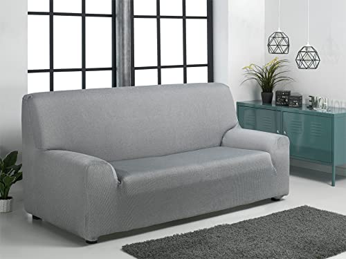Martina Home Tunez Funda Elástica para Sofá, Tela, Beige (Marfil), 2 Plazas (120-190 cm)