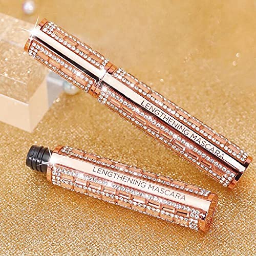 Mascara de Pestañas 4D Waterproof , Mascara de Pestañas con micro Fibras, rimel waterpool, Máscara de Larga Duración para Definición y Volumen