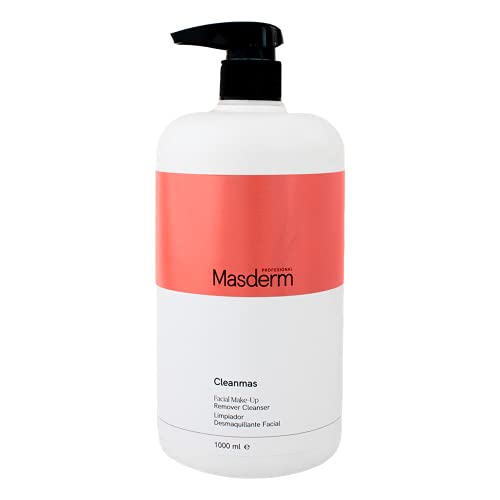 MASDERM | Desmaquillante Facial | 1000 ML | Desmaquillante Ojos Waterproof | Gel Limpiador Facial | Agua Micelar | Desmaquillador | Tonico Facial Piel Grasa, Seca y Mixta | Locion Limpiadora Cara
