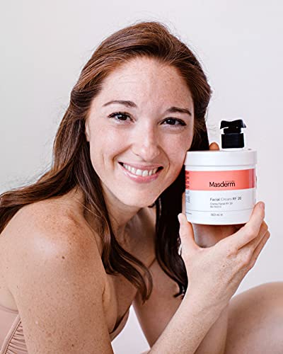 MASDERM | Pack de 2 | Crema Gel Radiofrecuencia Facial y Corporal Hidratante | Crema Gel Conductor Cavitación Antiarrugas | Ácido Hialurónico | Colágeno | Profesional | Mujer | 500ml y 1 L…