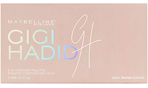 Maybelline New York Gigi hadid Eye Contour palé GG01 Cálido, 2.5 G