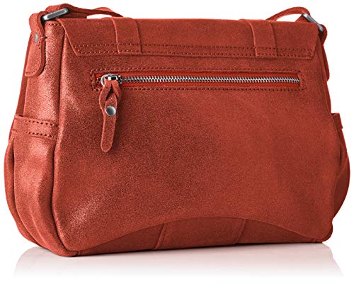 Mila Louise Bess Spark - Bolso bandolera, Naranja (Rouge Paprika), 9x20x23 cm (W x H x L)