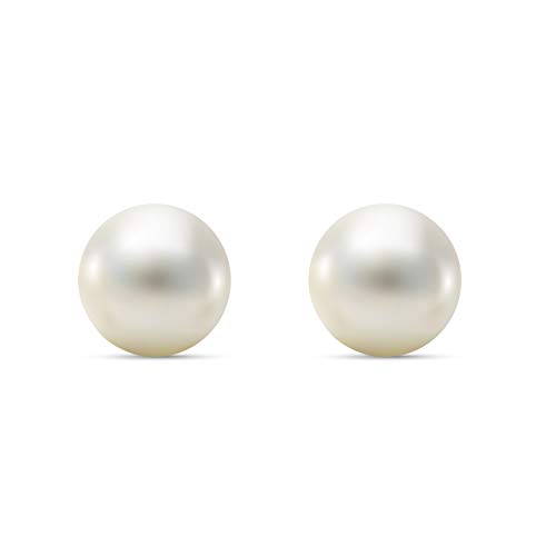 Miore Pendientes de Oro Amarillo de 9K con Perla para Mujer