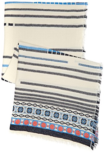 Monsieur Charli Danemark Bufanda, Beige (Creme), Talla única para Hombre