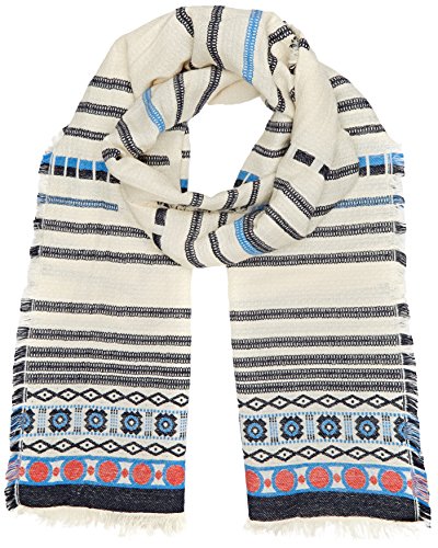 Monsieur Charli Danemark Bufanda, Beige (Creme), Talla única para Hombre