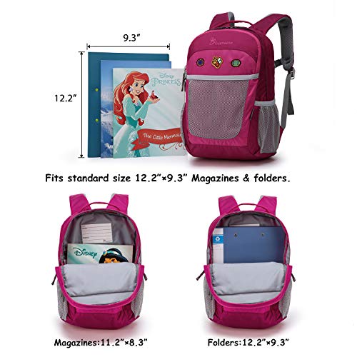 MOUNTAINTOP Mochila Escolar para Niños y Niñas Mochilas Infantiles Impermeable Ligera Mochila Infantil al Aire Libre 26 x 16 x 37cm
