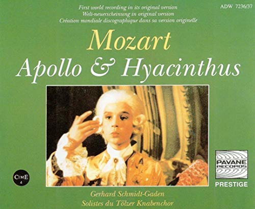 Mozart : Apollo & Hyacinthus K. 38. Tölzer Knabenchor/Schmidt-Gaden.