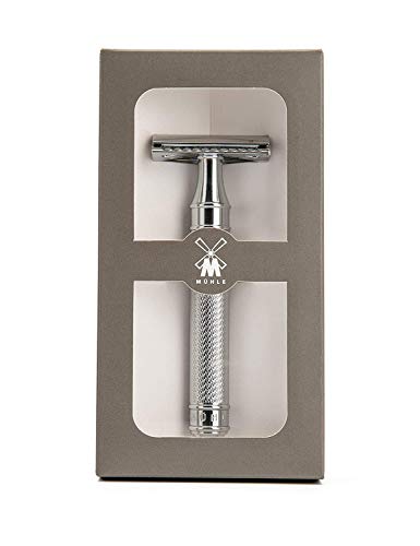 MÜHLE Maquinilla de Afeitar Clásica R89 Oro Rosa Peine cerrado